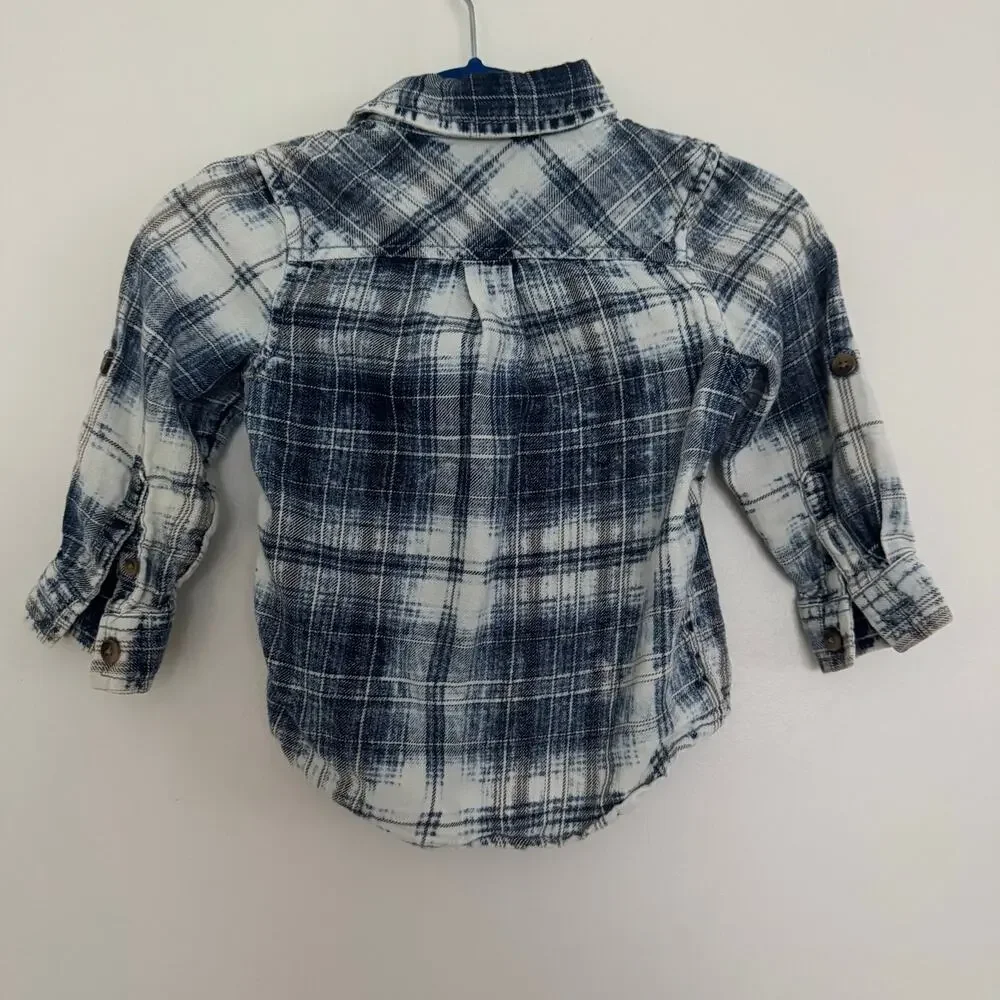 Baby B’gosh and Okie Dokie Button Down Bundle, Includes 2 Tops